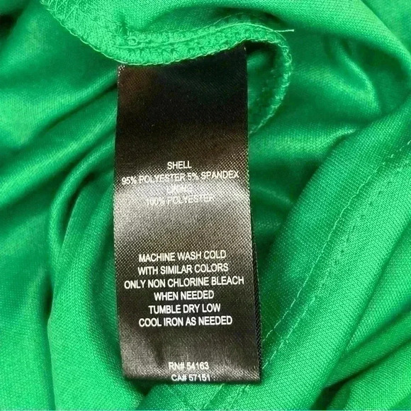 Jessica Howard Faux Wrap Dress Green Women’s Size 12 Flounce Ruffle NWT - Picture 10 of 12